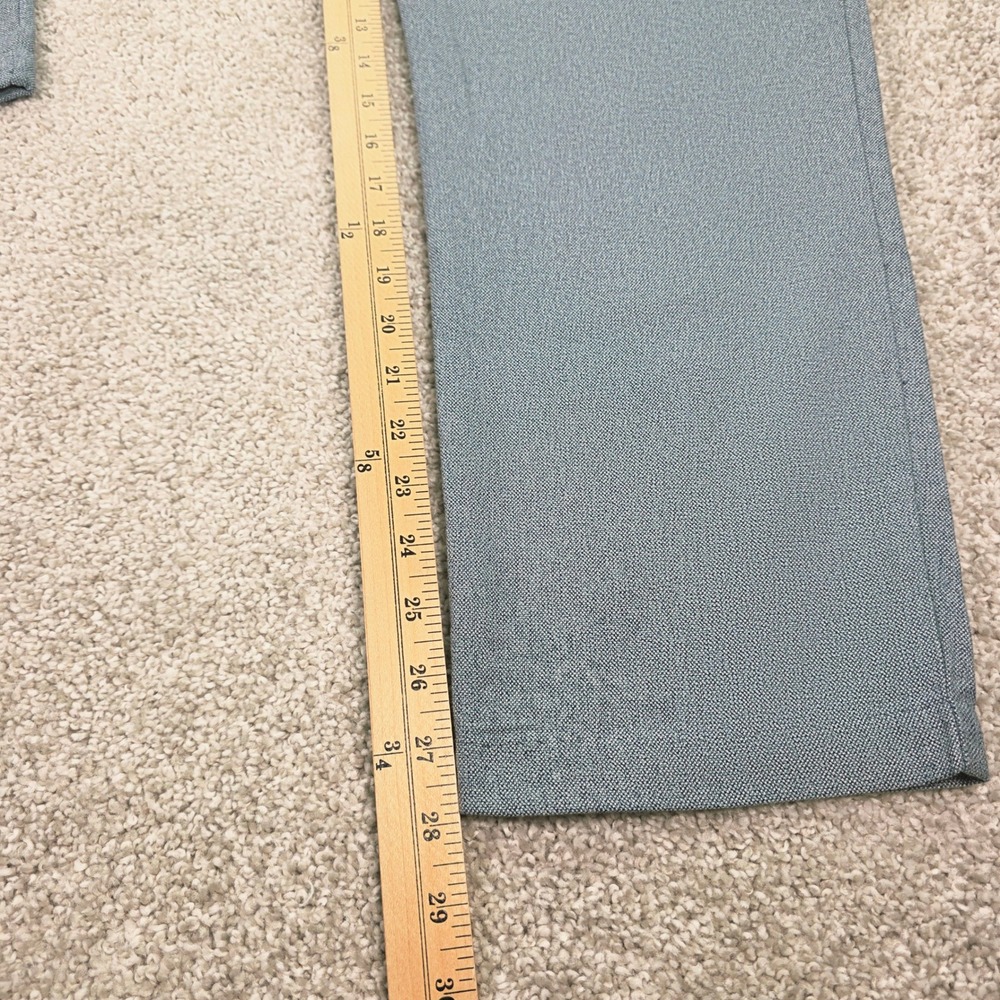 Nee Lee Pleated Taper Mid Rise Regular Fit Blue Heather Dress Pants 18M - Picture 8 of 9